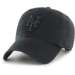 '47 Adult New York Mets Black Clean Up Adjustable Hat