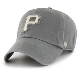 '47 Men's Pittsburgh Pirates Gray Chasm Cleanup Adjustable Hat