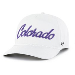 '47 Adult Colorado Rockies White Overhand Hitch Adjustable Hat
