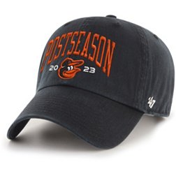 '47 Brand Men's 2023 Postseason Baltimore Orioles Black Cleanup Adjustable Hat