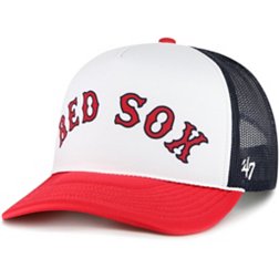 '47 Adult Boston Red Sox Navy Script Trucker Hat
