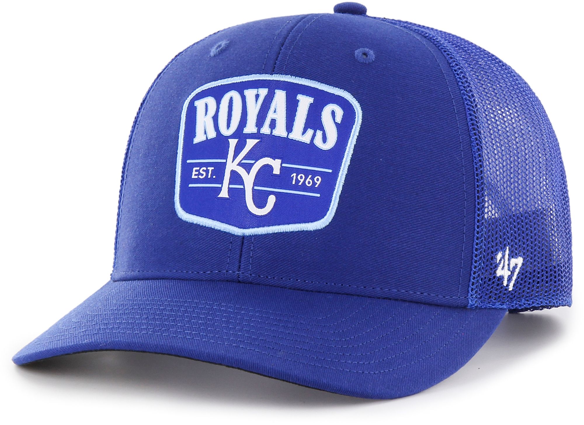 '47 Adult Kansas City Royals Royal Squad Adjustable Trucker Hat