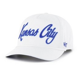 '47 Adult Kansas City Royals White Overhand Hitch Adjustable Hat