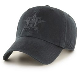 '47 Adult Houston Astros Black Clean Up Adjustable Hat