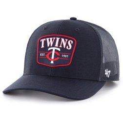 '47 Adult Minnesota Twins Navy Squad Adjustable Trucker Hat