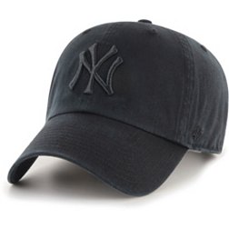 '47 Adult New York Yankees Black Clean Up Adjustable Hat