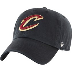 '47 Black Cleveland Cavaliers Clean Up Adjustable Hat