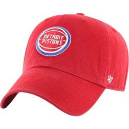 '47 Red Detroit Pistons Clean Up Adjustable Hat