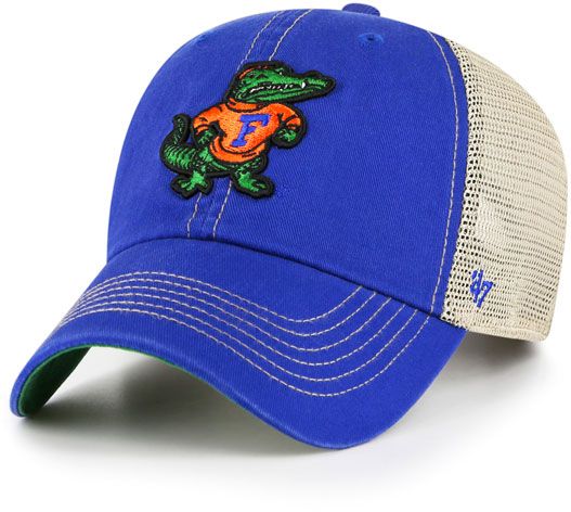 '47 Florida Gators Blue Vintage Trawler Clean Up Adjustable Hat