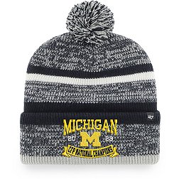 '47 Adult 2023 College Football National Champions Michigan Wolverines Cuff Knit Beanie