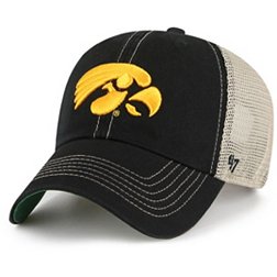 ‘47 Iowa Hawkeyes Black Trawler Clean Up Adjustable Hat