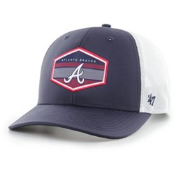 '47 Men's Atlanta Braves Navy Burgess Trucker Hat