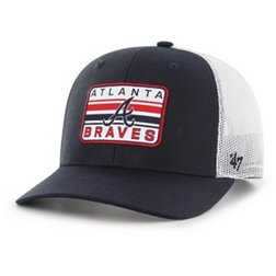 '47 Men's Atlanta Braves Navy Drift Snap Trucker Hat
