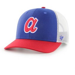 '47 Men's Atlanta Braves Royal Sidenote Trucker Hat