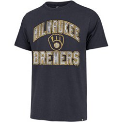 '47 Men's Milwaukee Brewers Blue Action Franklin T-Shirt