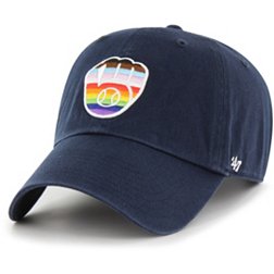 '47 Brand Milwaukee Brewers Navy Pride Clean Up Adjustable Hat