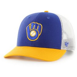 '47 Men's Milwaukee Brewers Royal Sidenote Trucker Hat