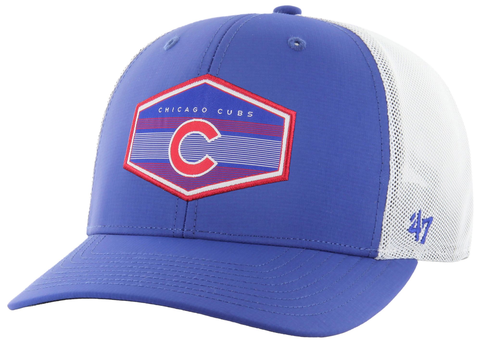 '47 Adult Chicago Cubs Royal Burgess Adjustable Trucker Hat
