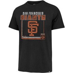 '47 Men's San Francisco Giants Black Cooperstown Borderline Franklin T-Shirt