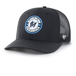 '47 Men's Miami Marlins Black Berm Trucker Hat