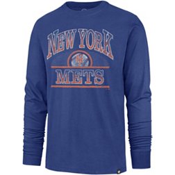 '47 Men's New York Mets Blue Franklin Long Sleeve Shirt