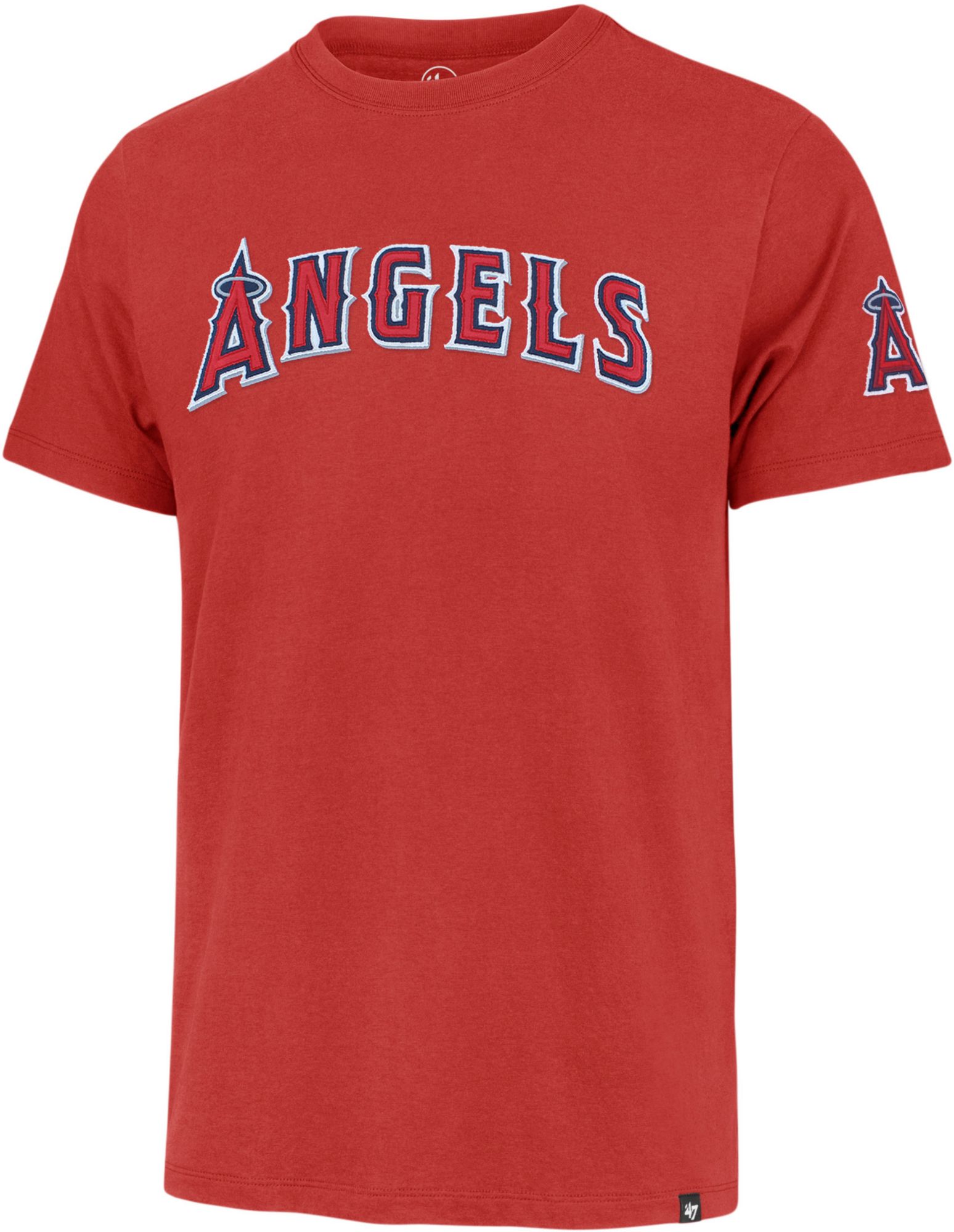 '47 Men's Los Angeles Angels Red Franklin Fieldhouse Short Sleeve T-Shirt