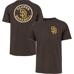 '47 Men's San Diego Padres Gray Franklin Frame Long Sleeve Shirt