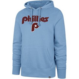 ‘47 Men's Philadelphia Phillies Blue Cooperstown Headline Pullover Hoodie
