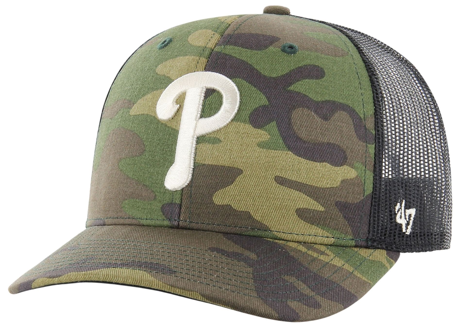 '47 Men's Philadelphia Phillies Camo Camo Trucker Hat