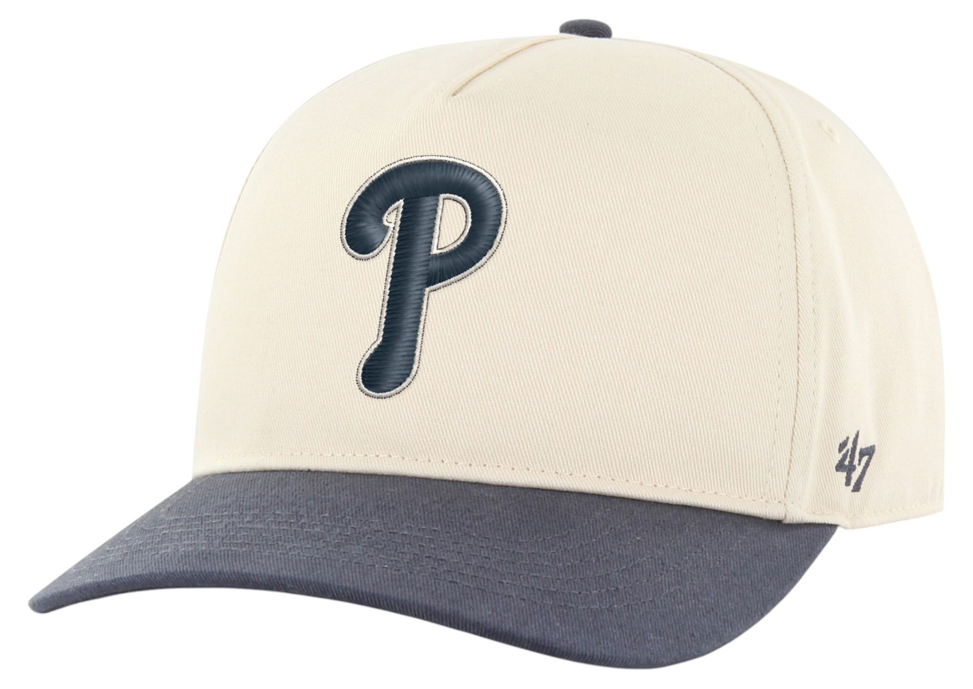 '47 Adult Philadelphia Phillies Cream Two Tone Hitch Adjustable Hat