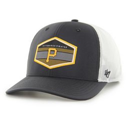 '47 Men's Pittsburgh Pirates Black Burgess Trucker Hat