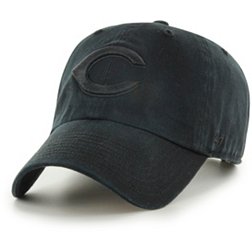 ‘47 Adult Cincinnati Reds Black Clean Up Adjustable Hat