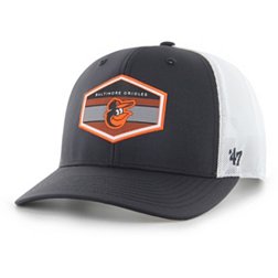 '47 Men's Baltimore Orioles Black Burgess Trucker Hat