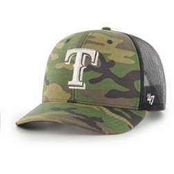 '47 Men's Texas Rangers Camo Camo Trucker Hat