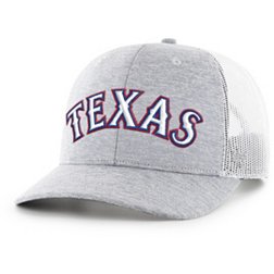 '47 Men's Texas Rangers Grey Harrington Script Trucker Hat