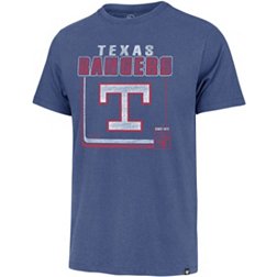 '47 Men's Texas Rangers Royal Cooperstown Borderline Franklin T-Shirt