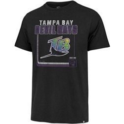 '47 Men's Tampa Bay Rays Black Cooperstown Borderline Franklin T-Shirt