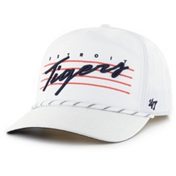 '47 Brand Adult Detroit Tigers White Downburst Hitch Adjustable Hat
