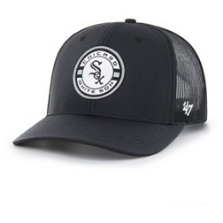 '47 Men's Chicago White Sox Black Berm Trucker Hat