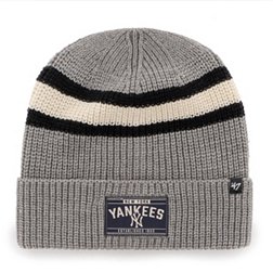 '47 Men's New York Yankees Gray Penobscot Cuff Knit