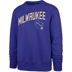 47 Brand Men's 2023-24 City Edition Milwaukee Bucks Crewneck Sweatshirt