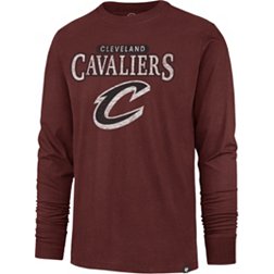 '47 Men's Cleveland Cavaliers Red Linear Franklin Long Sleeve T-Shirt