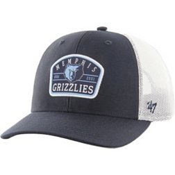 47 Brand Adult Memphis Grizzlies Navy Semi Trucker Adjustable Hat