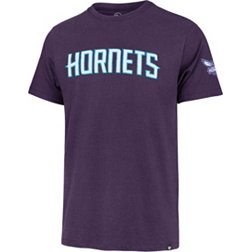 '47 Brand Men's Charlotte Hornets Purple Fieldhouse T-Shirt