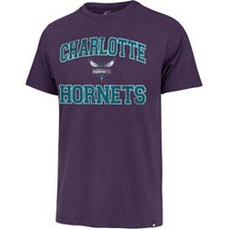 '47 Brand Men's Charlotte Hornets Purple Union Arch T-Shirt