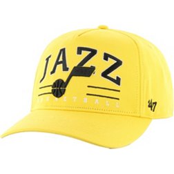 '47 Brand Adult Utah Jazz Yellow Rosco Hitch Adjustable Hat