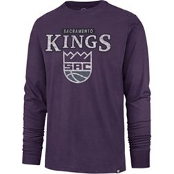 '47 Men's Sacramento Kings Purple Linear Franklin Long Sleeve T-Shirt