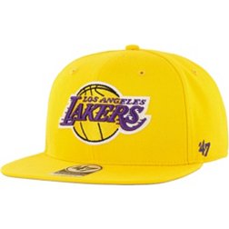 '47 Brand Adult Los Angeles Lakers No Shot Captain Snapback Hat
