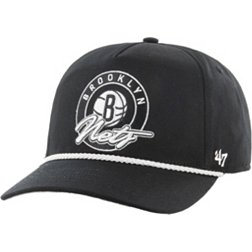 '47 Brand Adult Brooklyn Nets Black Ring Tone Hitch Adjustable Hat