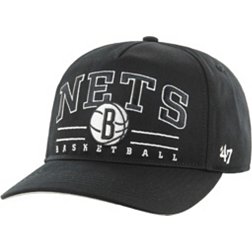 '47 Brand Adult Brooklyn Nets Black Rosco Hitch Adjustable Hat